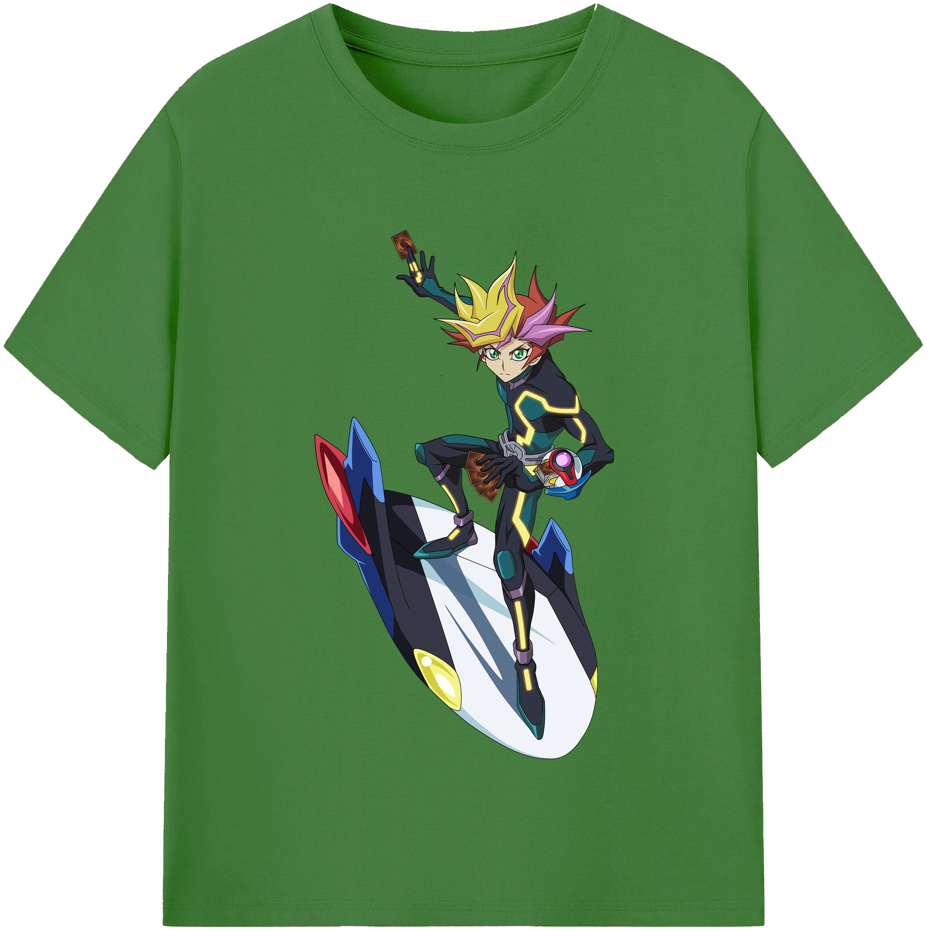 （画像用） 遊☆戯☆王 Yu-Gi-Oh! レディースカジュアルプリントTシャツ（綿100％）
